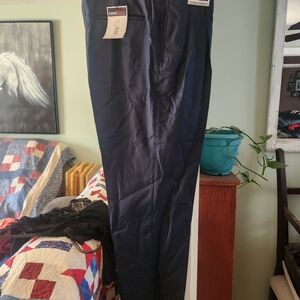 Roundtree & Yorke Navy Men's Dress Pants